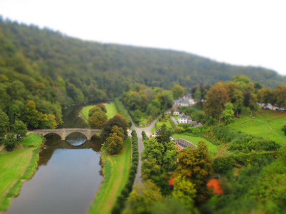 The view from the castle in Bouillon