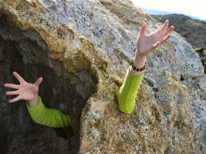 A teleportation accident.