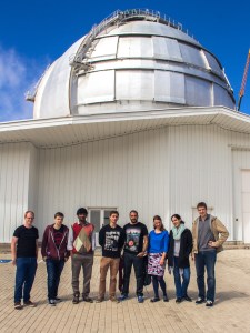 Our master students in front of the Gran Telescopio Canarias., one of the largest telescopes in the world (c) Georgios Keliris
